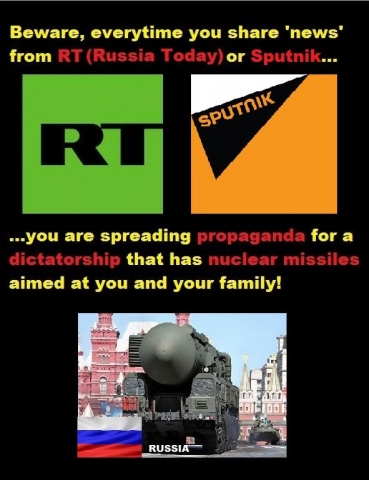 RT and Sputnik are directly led by the Russian government
