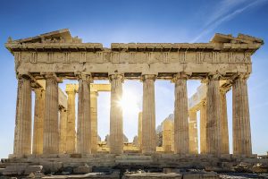 cradles of European civilization. Athens Greece, parthenon